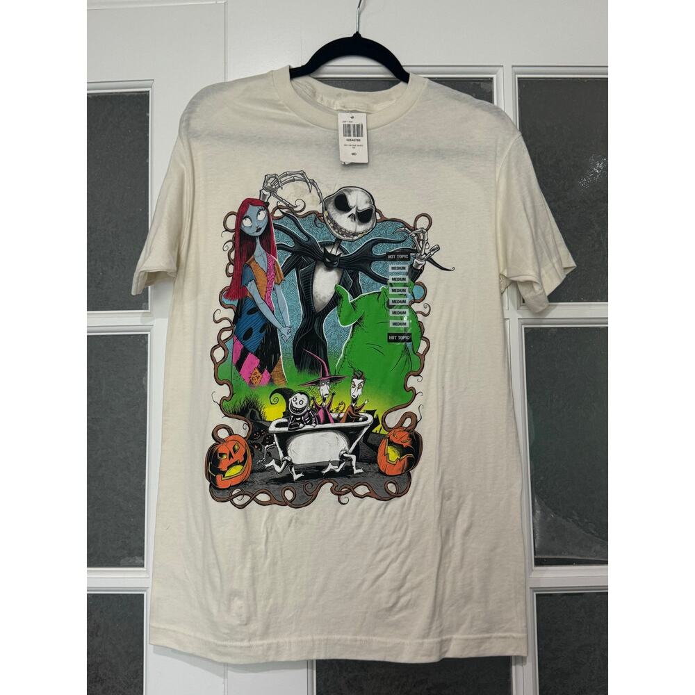 Bioworld Disney Nightmare Before Christmas Medium Tee Shirt NWT Halloween NBC